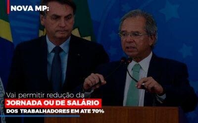 Nova MP vai permitir redução da jornada ou de salários dos trabalhadores em até 70%
